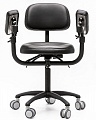 Стул микроскописта Mercury ELITE Black - Фото 5